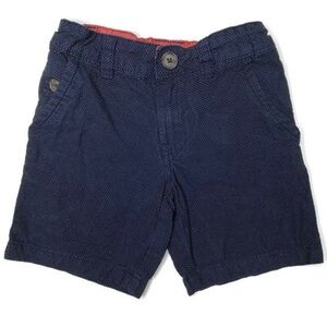 EUC Navy Blue Kids Shorts with Pin Dot Pattern (4T)